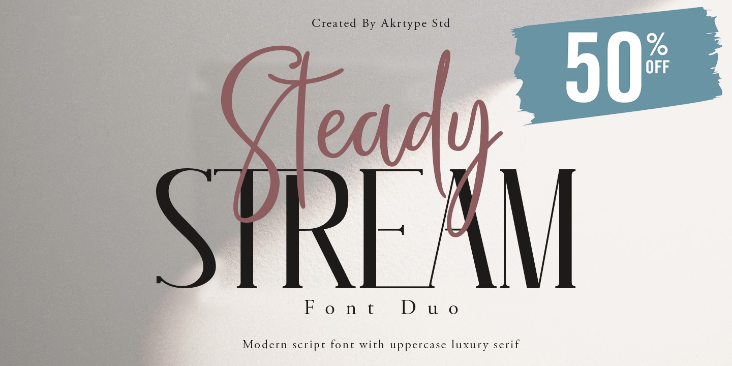 Ejemplo de fuente Steady Stream #13